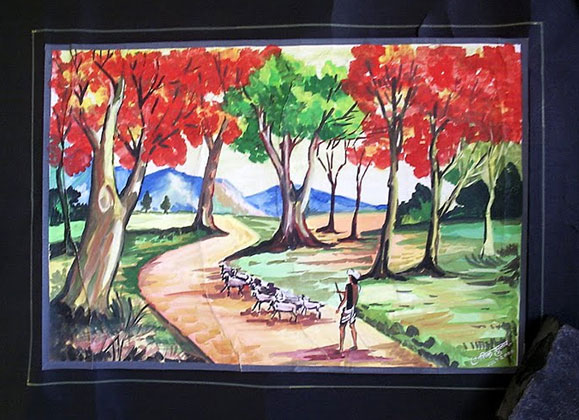 A nature - a painting screenshot